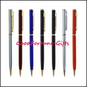 Quality Twist Action Metal ballpoint Pen printed logo wholesale