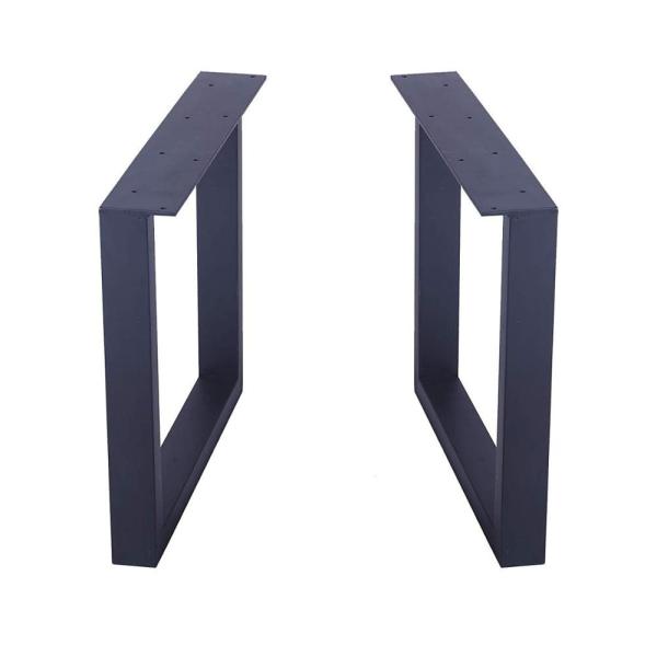 Powder Coated Rustic Decory Square Tube Table Legs for Heavy Duty Metal Dining