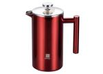 1000ml 34oz Red Color Paint Double Wall Stainless Steel French Press With Extra