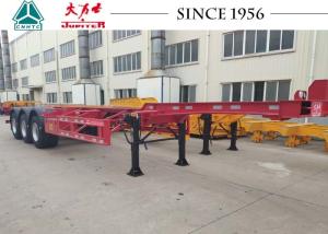 Quality 40 Foot Container Trailer , Tri Axle Skeletal Trailer For Cold Chain Transport wholesale