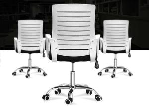Quality Brown PU Leather Headrest Armrest Office Chair wholesale