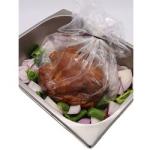 Disposable Food Safe Microwave Fresh Meat Packaging 12 Microns Cooking Turkey