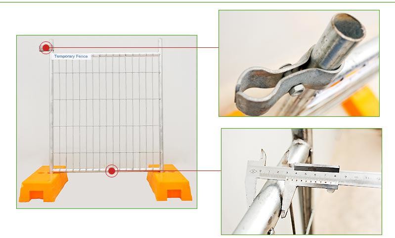 Hot Dipped Galvanized Temporary Fencing Panels For Construction Site