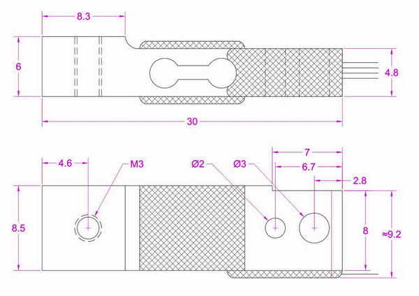 small load cell sensor 2kg