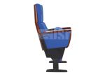 Wooden Back Home Cinema Seating , Theatre Seating Chairs Cold Rolled Steel Feet