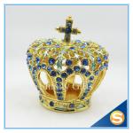 Luxury home decoration Crown shape wedding gifts personal Trinket box display