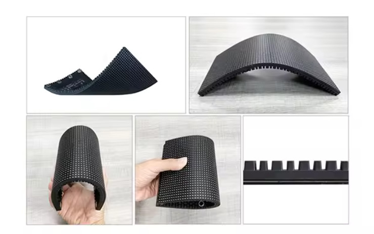 Immersive Viewing Experience with Curved Flexible LED Display