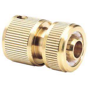 Quality Threaded Brass Garden Hose Connectors , Brass Outside Tap Hose Connector wholesale