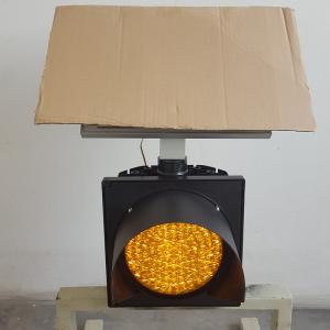 Quality Solar Warning Light 200mm Falsher GQSJD-200-1 Yellow Warning Light wholesale