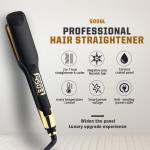 LCD Display Negative Ion Hair Straightener Ceramic Hair Straightening Iron