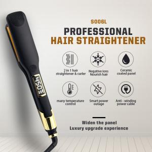 Quality LCD Display Negative Ion Hair Straightener Ceramic Hair Straightening Iron wholesale
