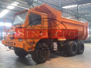 Quality U Shape Rigid Dump Truck , Single Side Cab 50 - 60 Ton Heavy Dump Truck wholesale