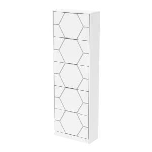 Quality Wooden shoe cabinet with five door wholesale
