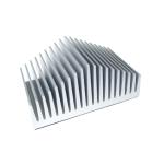 Customized Aluminum Extrusion Heat Sink Silver Heat Dissipation Aluminum