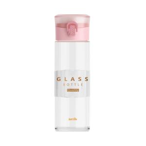 Quality ODM 300ml Flip Top Lid Insulation Glass Tea Bottles With Strainer wholesale
