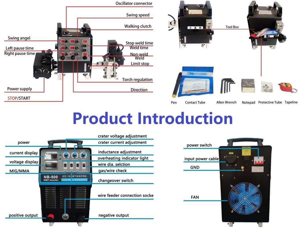Portable Simple Tank Welding Machine with Rail for Tank Construction Machinery