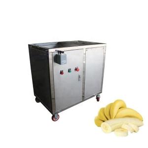 Quality Manual Feeding Green Raw Banana Peeling Machine Plantain Peeler Machine 400KG/H wholesale