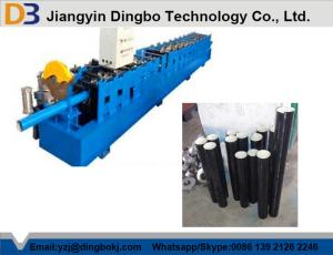 Quality Square Channel Pipe Downspout Roll Forming Machine High Efficient 380V / 3PH / 50HZ wholesale