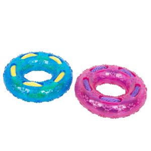 Quality Rubber Materials Chew Tough Donut Puppy Teething Toys wholesale