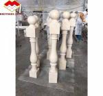 Modern White Natural Stone Square Pillar Polished Column for House