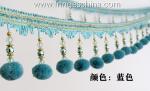 Machine producing OEM wholesale beautiful trimmings beaded pom pom fringes