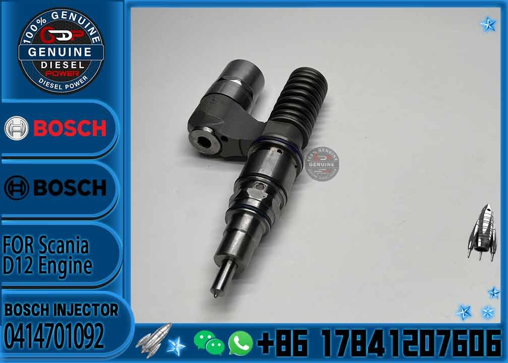 Genuine diesel fuel Injection pump common rail fuel Injector 1734493 0414701092 for for SCANIA DC13076A