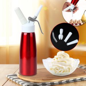Quality 23*8cm Fresh Whipped Cream Dispenser 820g Foamer Guns 500ml Cream Whipper wholesale
