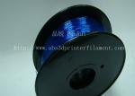 High Soft TPU Rubber 3D Printer Filament 1.75mm / 3.0Mm In Blue