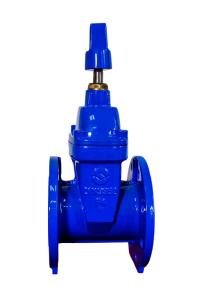 Quality Resilient Soft Seat F4 Gate Valve DIN3352 F4 Cast Iron Non Rising Stem wholesale
