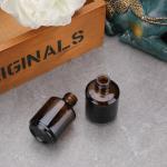 Amber 15ML Empty Glass Nail Polish Bottles With Brush And Cap