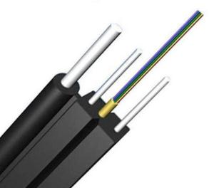 Quality 4 Core 6 Core Armoured Outdoor FTTH Drop Cable PVC Sheath Steel Member wholesale