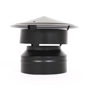 Quality Swivel Elbow Black Chimney Pipe Baked Enamelled Finish Chip Resistant Adjustable wholesale