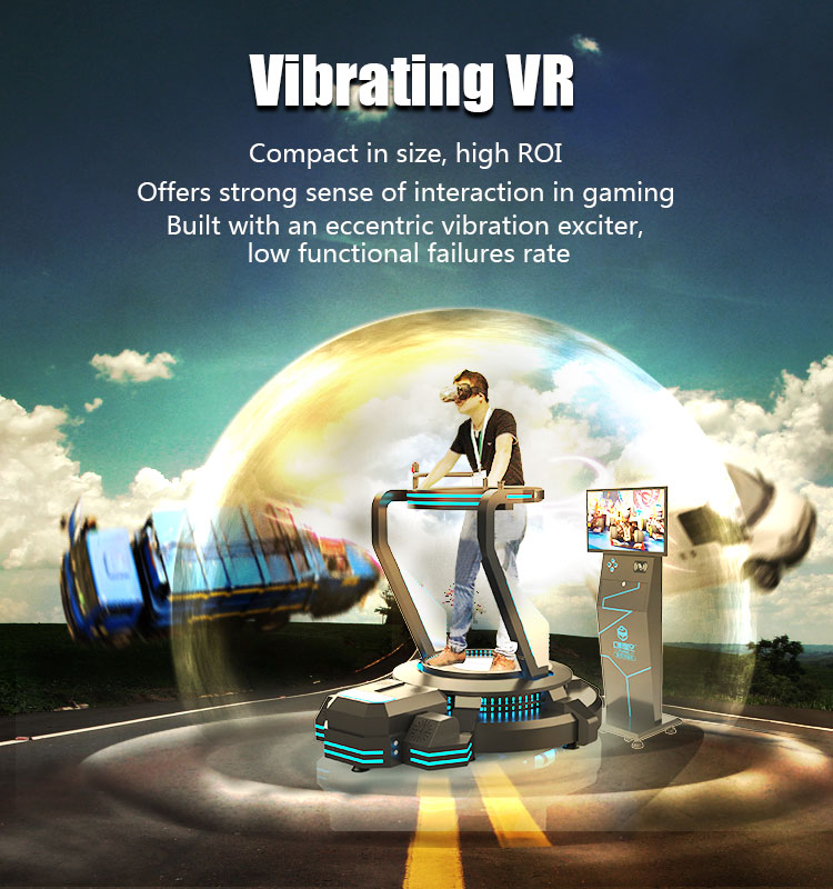 One Player 9D Game Vibrating VR Simulator For Amusement Park