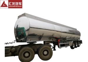 Quality Dot Standard Mobile Fuel Trailers Mirror Surface Aluminum Alloy Tank Body wholesale