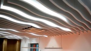 Quality Fiberglass Suspended Hanging Sound Baffles Multi Colored wholesale