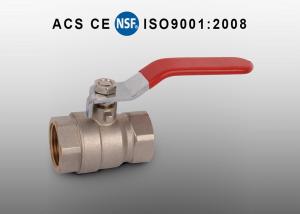 Quality Oil Gas Water Brass Ball Valve NPT/BSP Threads PTFE Seat Material wholesale
