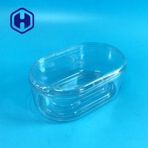 Quality Oval Plastic PET Packaging Box For Wedding Birthday Cake Candy 440ml wholesale