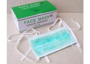 Quality 3 Layer Disposable Breathing Mask / Non Woven Surgical Mask With Ties wholesale