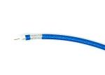 Blue Transparent PVC CATV 18 Awg Coaxial Cable , RG6U Coaxial Cable AL MG