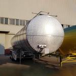 3 Axles 40000L 30t Insulated Tanker Trailers