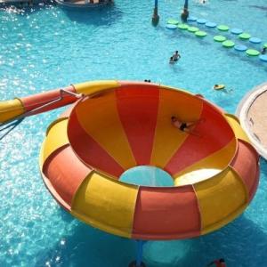Quality Water Park Aqua Park Space Bowl Water Slide With 6-10mm Thickness In RAL Colors wholesale