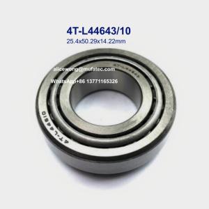 Quality 4T-L44643/10 L44643/10 Automotive Bearings 25.4x50.29x14.22mm Tapered Roller Bearings wholesale