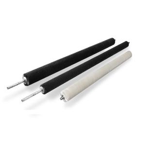 Quality 1200mm Industrial Nylon Bristle Cylinder Conveyor Cleaning Brush Roller For Horizontal Glass Washing Machine wholesale