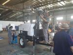 Q235 360 Rotation 16KW Mobile Light Tower For Construction