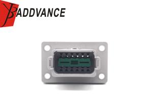 Quality DT04-12PA-L012 Gray 12 Pin TE Connectivity Rectangular Male Automotive Connectors With Flange wholesale
