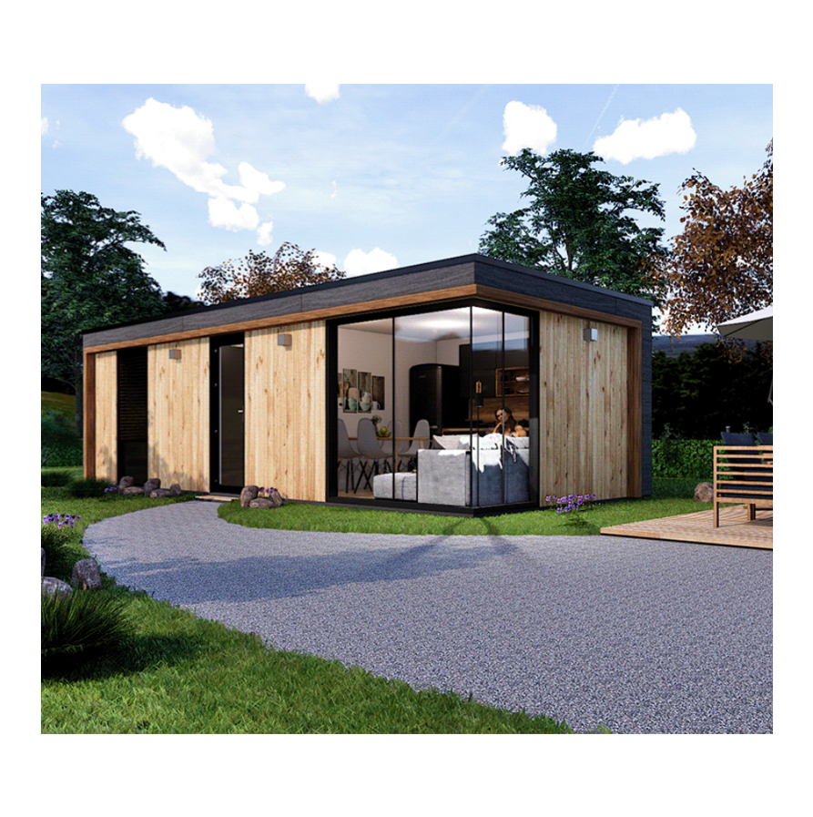 Wooden Houses for Hotel 2 Bedrooms Steel Structure Activity Rooms Directly from Manufacturers