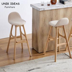 Quality White Classic Cafe Bar Stools Weight Capacity 400 Lbs Velvet Bar Chairs Japanese wholesale