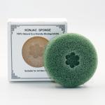100% Natural Round Konjac Facial Sponge For Face Cleansing