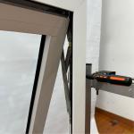 Double Tempered Glass Aluminium Awning Windows Customized Product