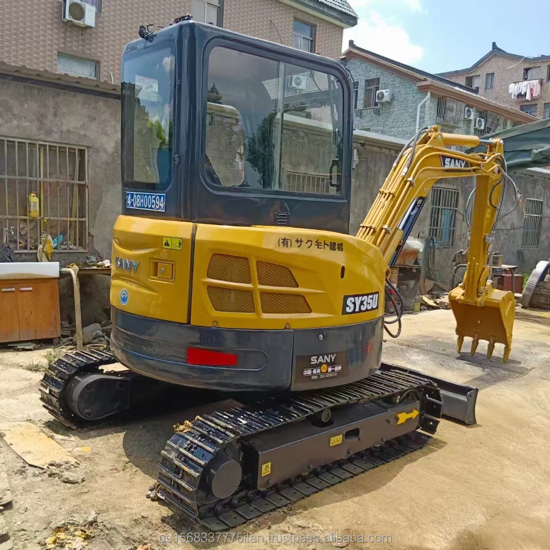Original Hydraulic Valve and 0.12M³ Bucket Capacity 3.5 Ton Used Sany SY35U Excavator